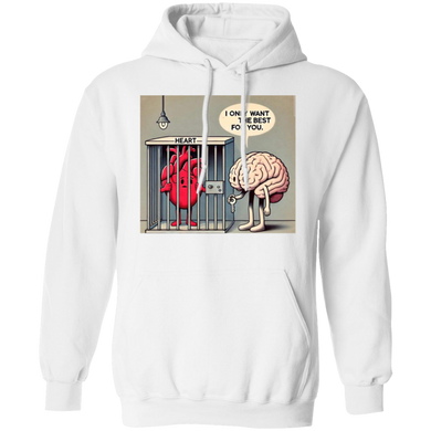 Heart vs Brain Pullover Hoodie