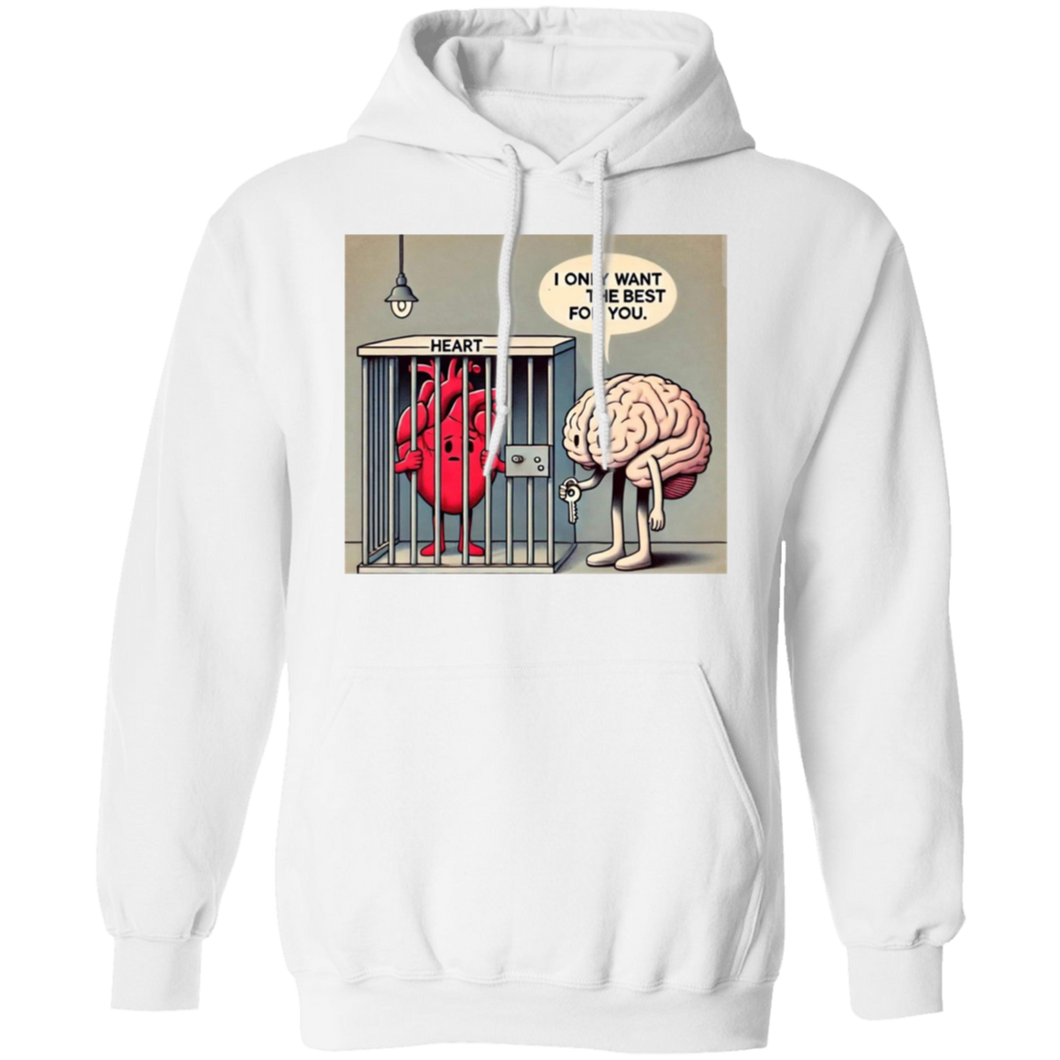 Heart vs Brain Pullover Hoodie