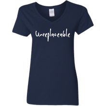 Unreplaceable Ladies' V-Neck T-Shirt