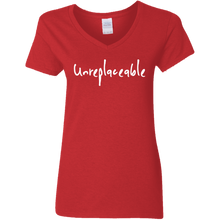 Unreplaceable Ladies' V-Neck T-Shirt
