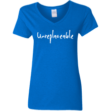 Unreplaceable Ladies' V-Neck T-Shirt