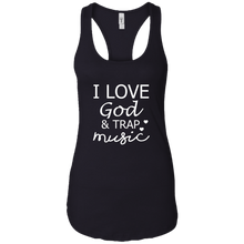 God & Trap Ladies Racerback Tank