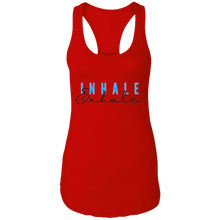 Inhale Exhale Ladies Racerback Tank