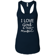 God & Trap Ladies Racerback Tank