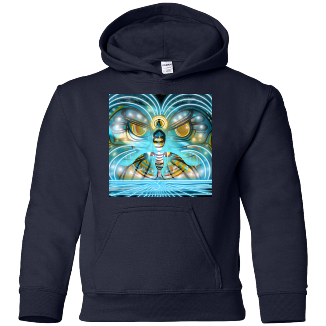 Blu Butterfly Girls Youth Pullover Hoodie