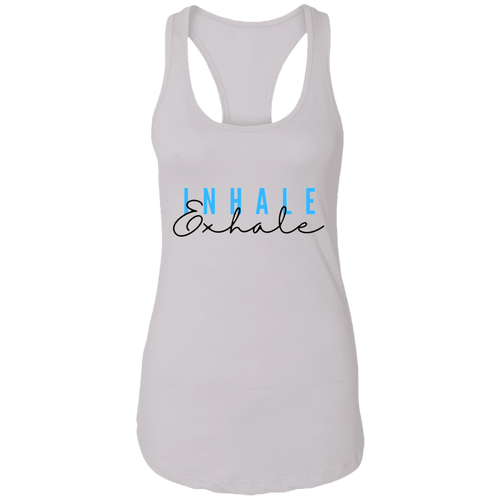 Inhale Exhale Ladies Racerback Tank