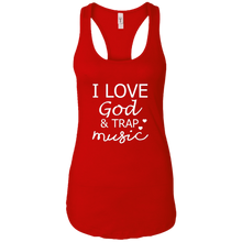 God & Trap Ladies Racerback Tank