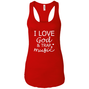 God & Trap Ladies Racerback Tank