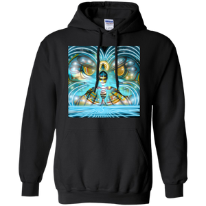 Blu Butterfly Ladies Pullover Hoodie