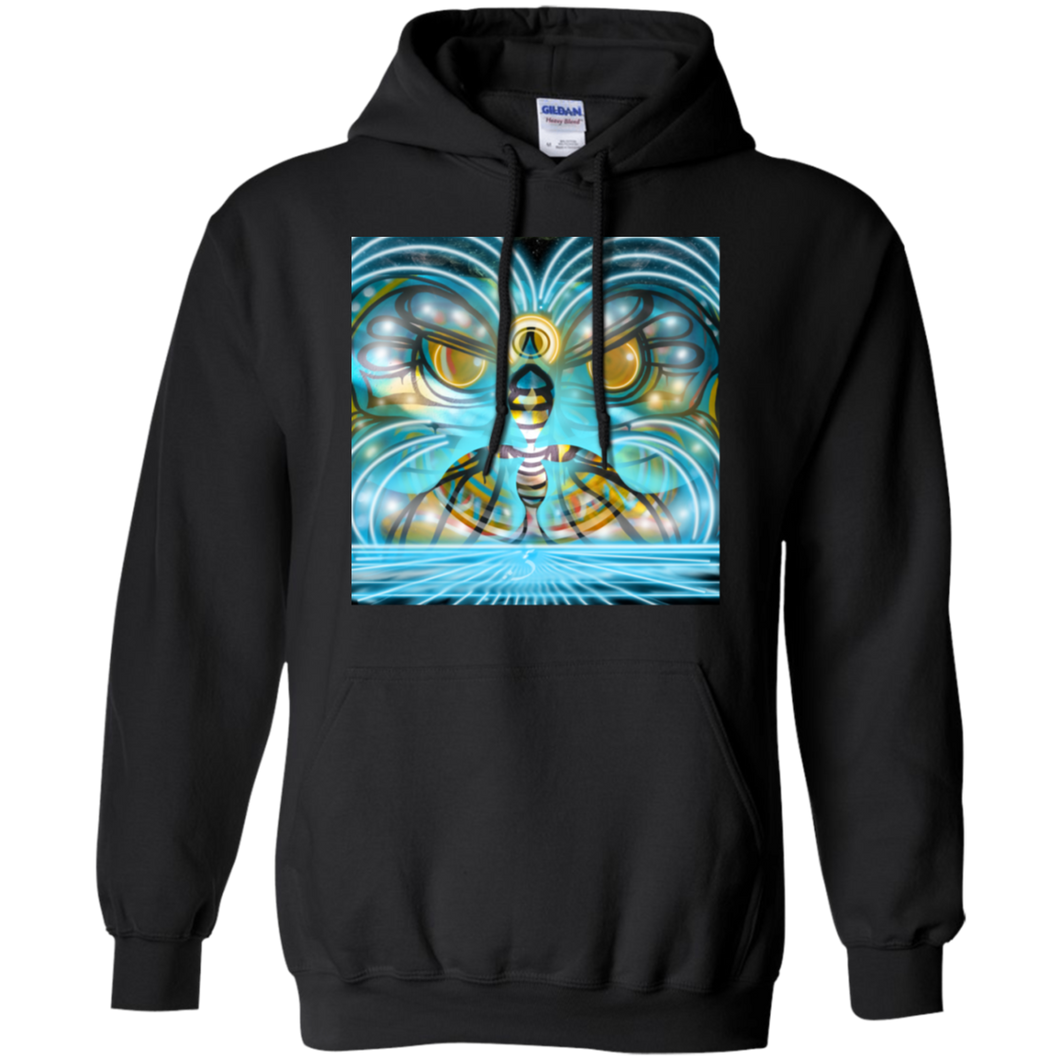 Blu Butterfly Ladies Pullover Hoodie