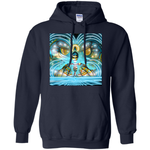 Blu Butterfly Ladies Pullover Hoodie