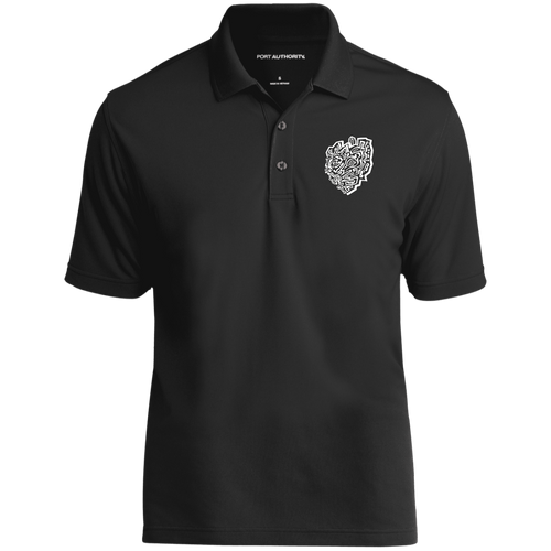 80204 art Logo Micro-Mesh Polo