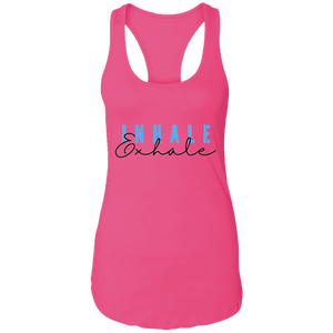 Inhale Exhale Ladies Racerback Tank