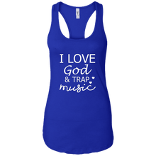 God & Trap Ladies Racerback Tank